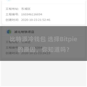 比特派冷钱包 选择Bitpie的原因，你知道吗？