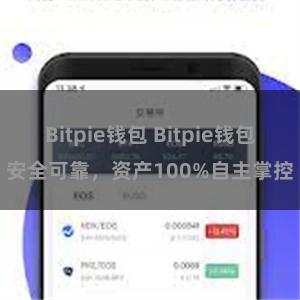 Bitpie钱包 Bitpie钱包安全可靠，资产100%自主掌控