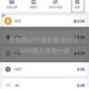 比特派APP最新版 Bitpie APP强大功能一览