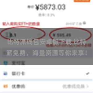 比特派钱包安卓版下载 比特派免费，海量资源等你来享！
