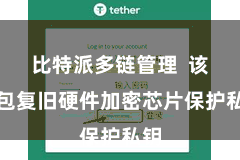 比特派多链管理  该钱包复旧硬件加密芯片保护私钥