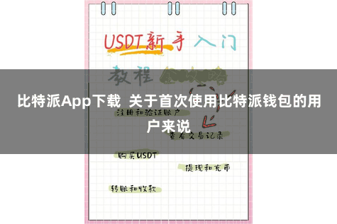 比特派App下载  关于首次使用比特派钱包的用户来说